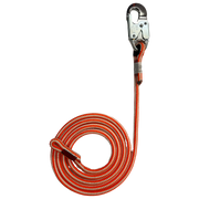 Teufelberger Hi-vee 16-Strand 1/2" Lanyard with an Aluminum Body Steel Gate Ansi Double Action Snap Hook
