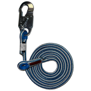 Arbor Flex 16-Strand 1/2" Lanyard with an Aluminum Body Steel Gate Ansi Double Action Snap Hook