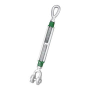 Van Beest Green Pin 1-1/2" x 18" G-6315 Jaw & Eye Turnbuckle - 21400 lbs WLL