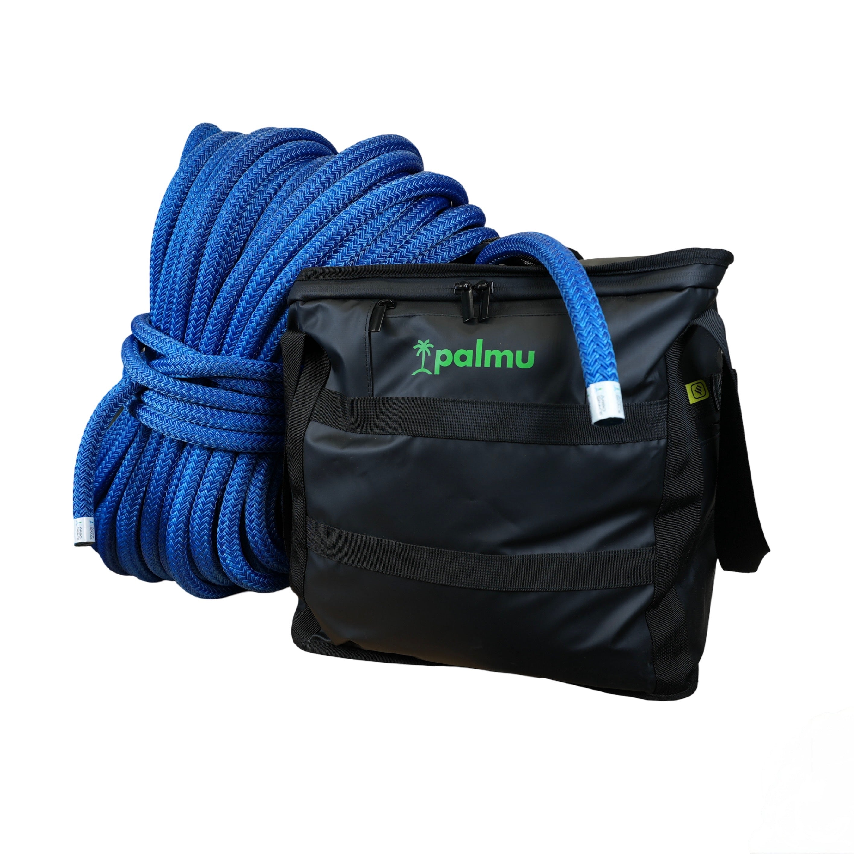 9/16" LDB Double Braid Rigging Rope + Palmu 32L Cubical Rope Bag Bundle (150’ or 200’) PROMO OFFER