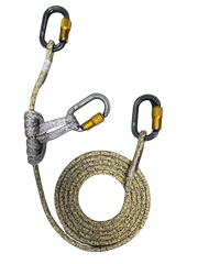 Arbo Space Thunder X 1/2" 2-1 ANSI Gate Carabiner Lanyard