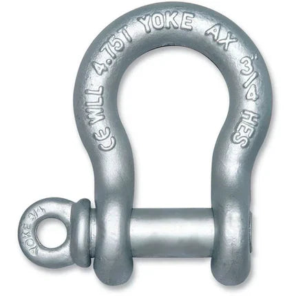 YOKE 8-837-45 Forged Anchor Shackle – 1-3/4", 25 Ton WLL