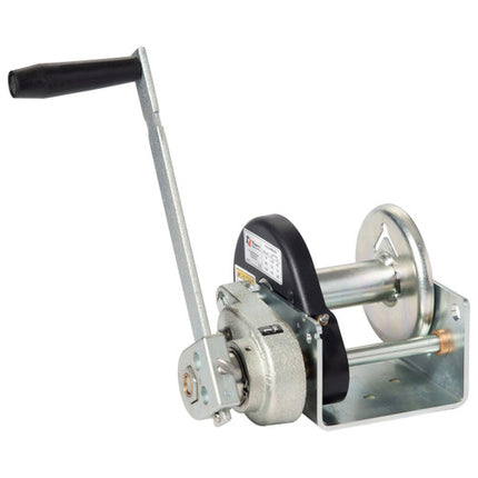 Thern M4032PB Spur Gear Hand Winch w/ Brake - 1000 lbs Lifting Capacity