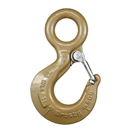 Crosby L-320AN 11 Ton Alloy Eye Hoist Hook w/ Latch