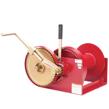 Thern M492-12 Spur Gear Hand Winch - 10000 lbs Pulling Capacity (12 in Drum)