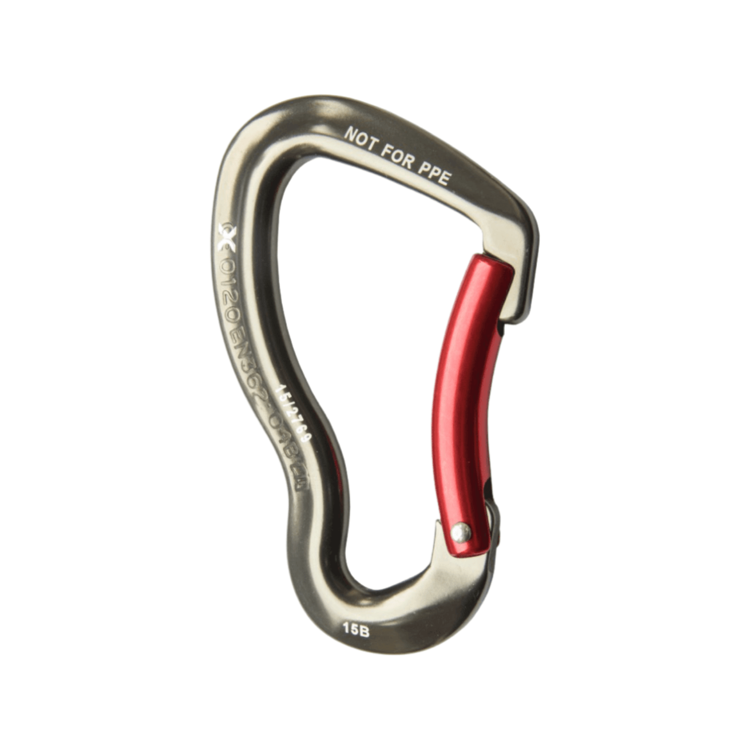 ISC 25kN Aluminum Gator Bent Gate Carabiner