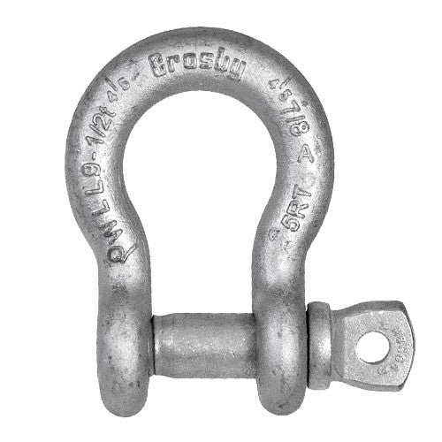 Crosby 1" G-209A Alloy Screw Pin Anchor Shackle - 12-1/2 Ton WLL - #1017582