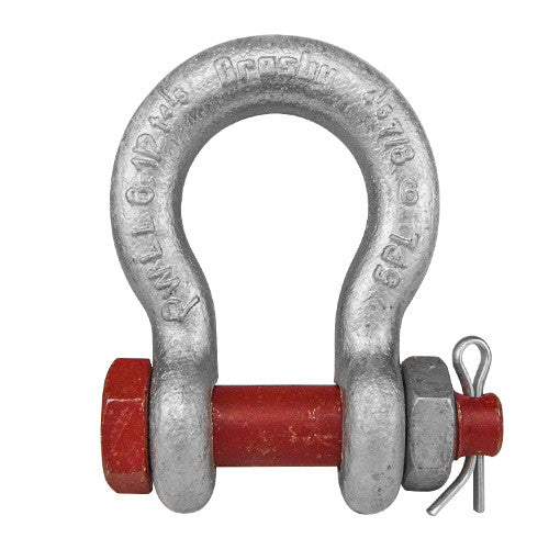 Crosby 1" G-2130 Bolt Type Anchor Shackle - 8-1/2 Ton WLL - #1019551